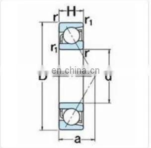 Gasoline engine for bicycle used angular contact ball bearing back to back 7014 ball bearing