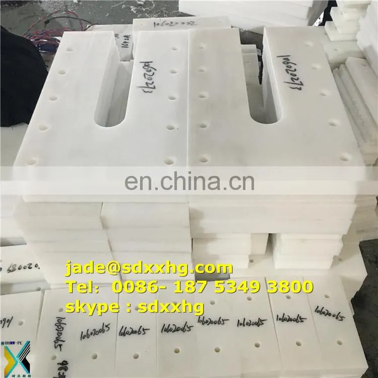 color plastic HDPE blocks for machine parts or construction