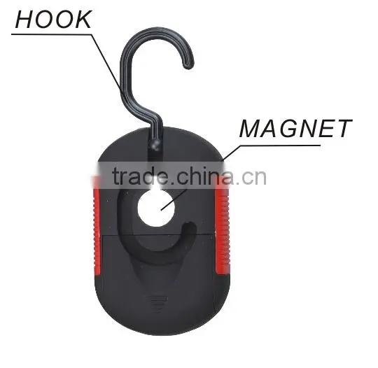 24+3 LED portable led battery work light with magnetic base and hook