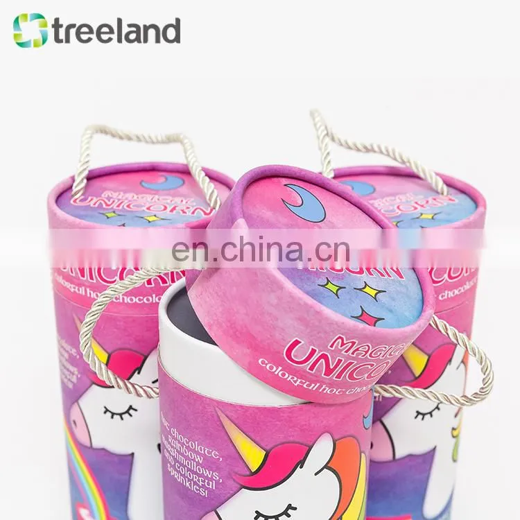 Designers Paper Tube and Core Paper Deodorant Tubes Tea Packing Paper Can for Tea Herbs Coffee Snacks Food Packaging