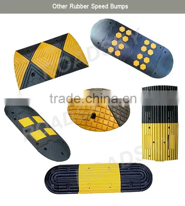 Vehicle Rubber Speed Hump Calming Traffic
