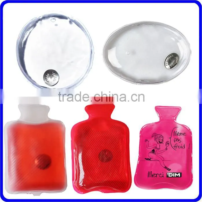Hot water bottle shape Self heating heat pack
