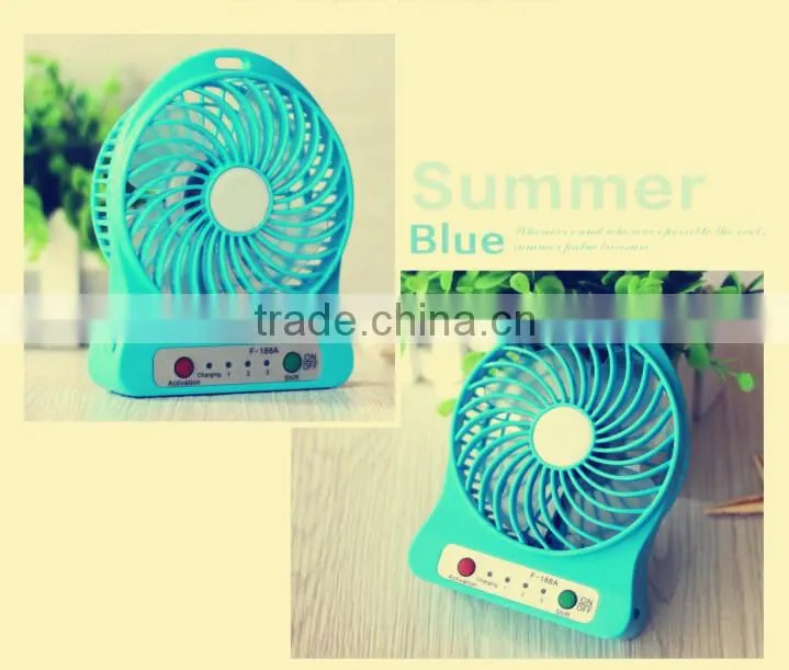 Fashionable Mini USB Fan with More Function Newest USB Desk Fan 3.5 Inch