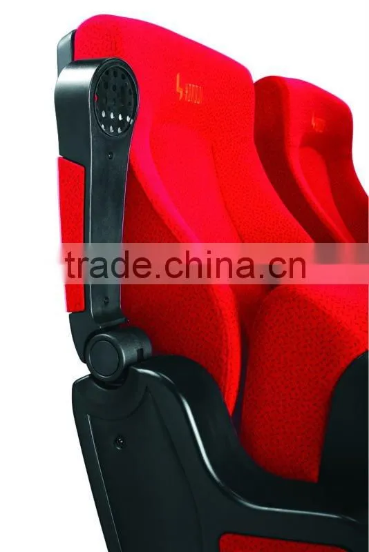 luxury theater cinema seat,plastic shell Movie chair with movable seat HJ815B
