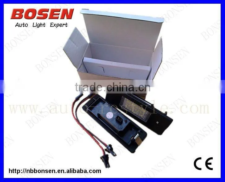 E87 led licence plate light