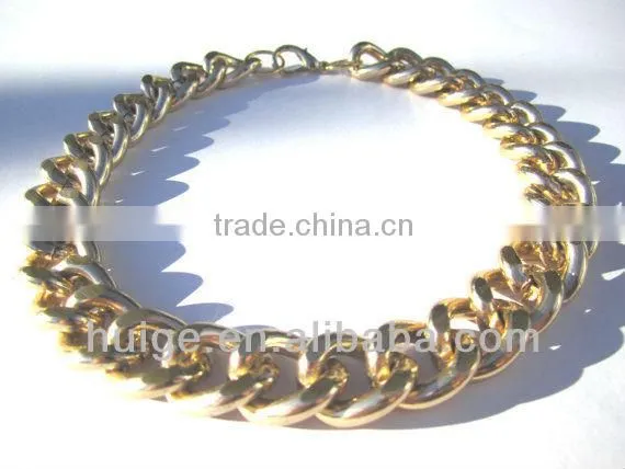 Delicate Double Chain Ring with Precious Gemstone