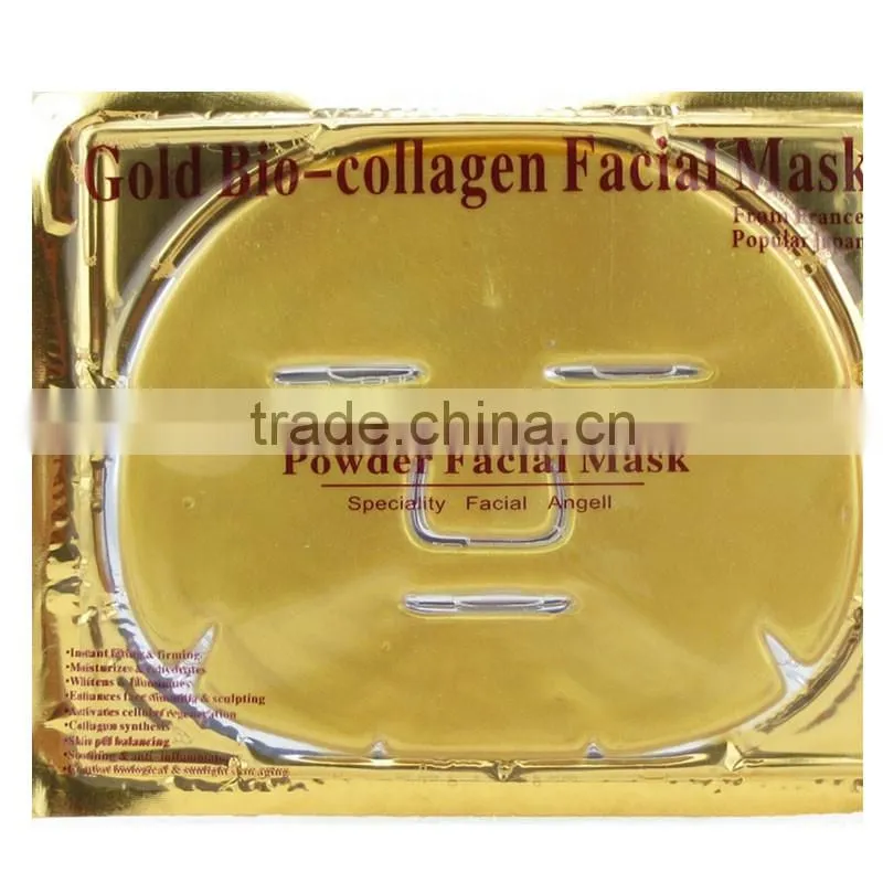 2016 Face Beauty And Wrinkle Removal Gold Collagen Facial Mask