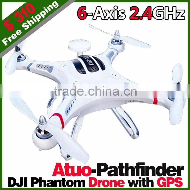 2014 Newest GPS Quadcopter. CX-20 CX20 AUTO-Pathfinder GPS Control Quadcopter can Carry Gopro Smart Drone 2.4G RC Quad Copter