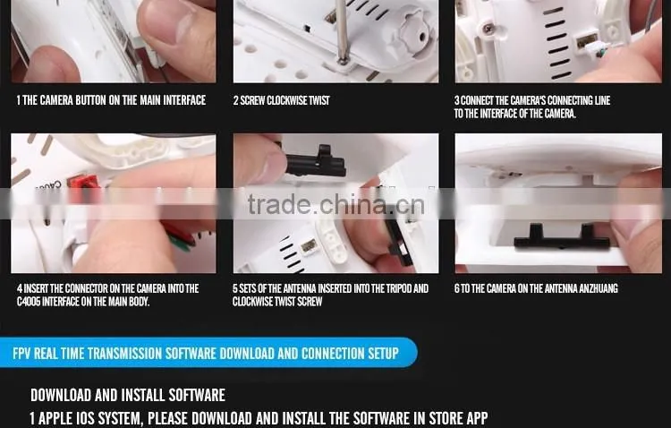 drone manufacturer MJX X600 wifi FPV camera C4005/C4008/C4010 drone parts