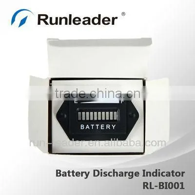 12V 24V 36V 48V 72V LED Battery Charge DISCHARGE Indicator for acid lead storage battery car golf carts from China Manufacturer