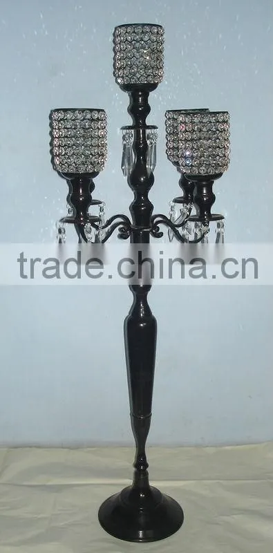 Cast Aluminum Aluminum Candle Stand for Home Decor & Wedding Decor, Candelabra