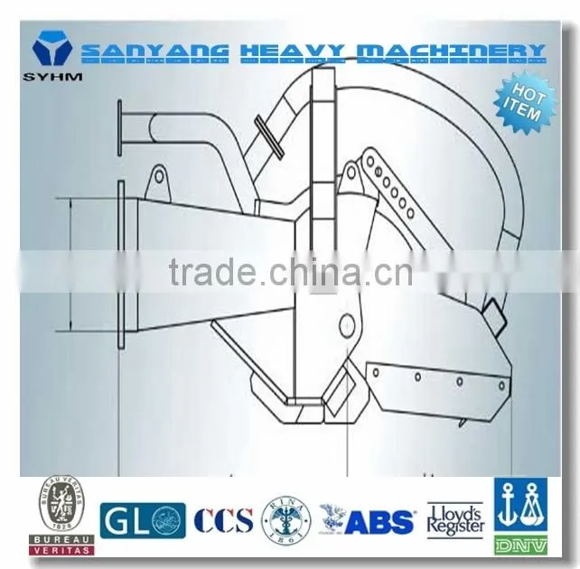 DN750 Dredging Draghead for TSHD