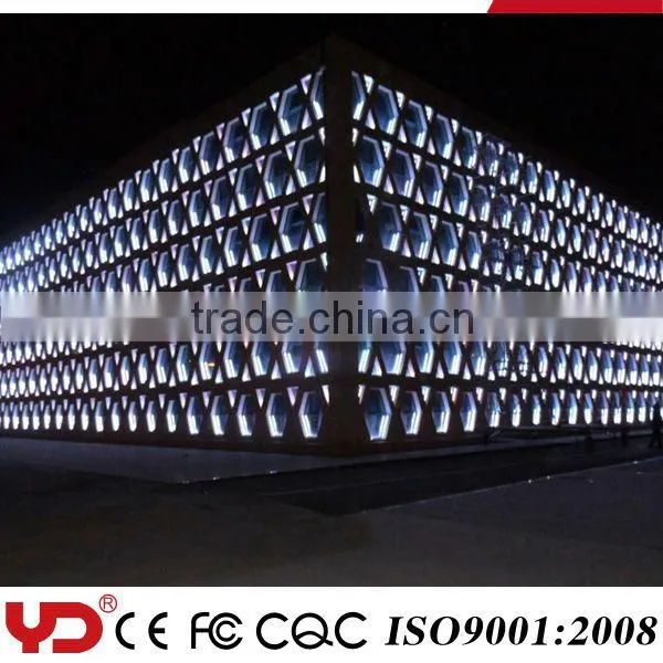 YD company provide directly Dimmable LED wall washers for building decoration