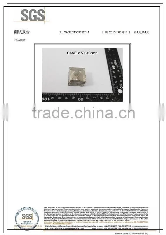 Cutom engraved 3M adhesive nickel car sticker