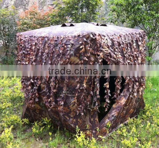 Factory sale pop up Camo hunting tent Camouflage tent hunting blind pop up tent