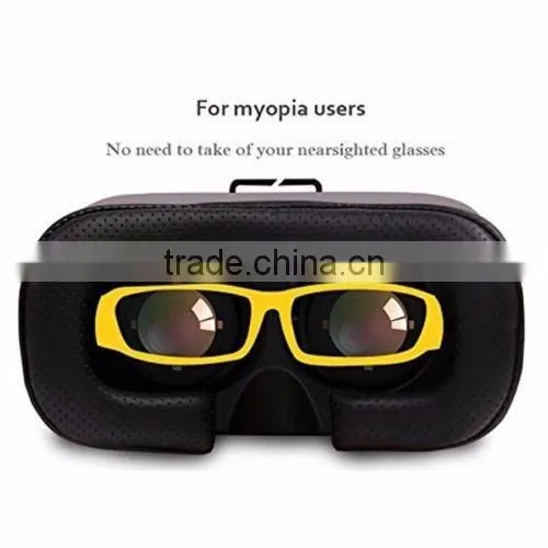 3D VR BOX Case Virtual Reality Glasses Movies Games Case For 3.5-6.0 inch Phone