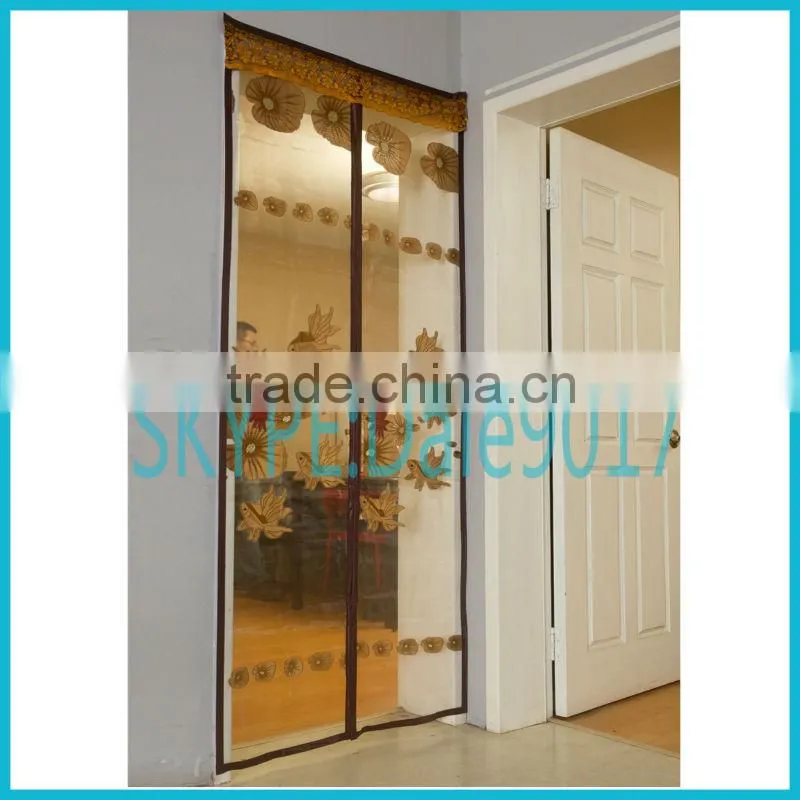 Emboidery mosquito fly door