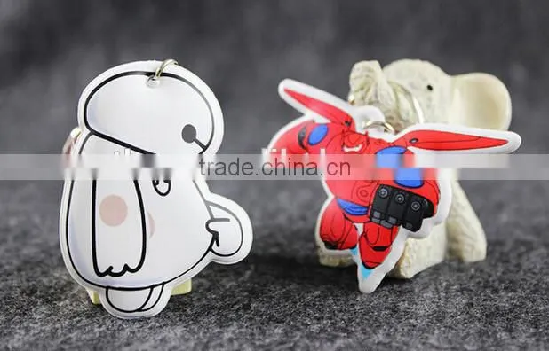 Baymax Keychain 2015 white newest arrival keychain 6CM