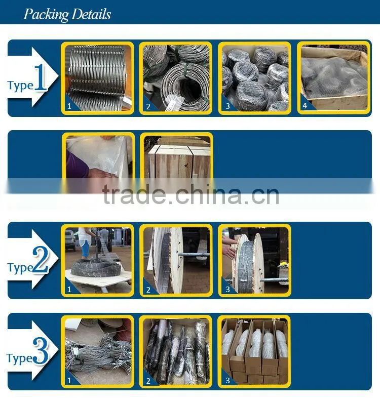 aviary knotted rope wire mesh animal mesh fence