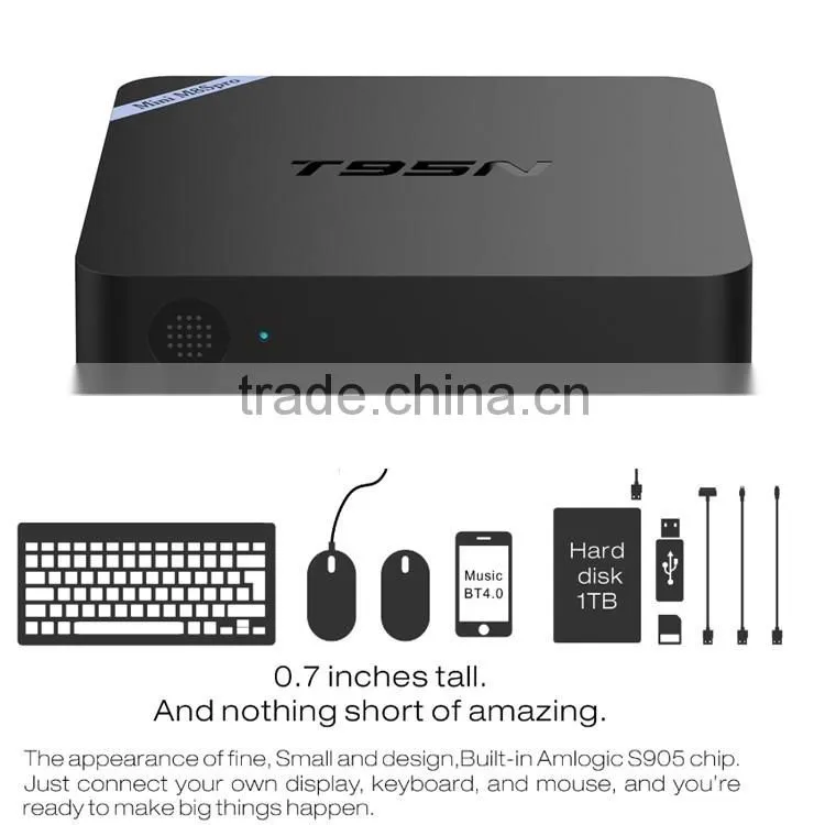 2016 Cheapest 2G Android TV Box Mini M8Spro Quad Core 4K Smart TV Box