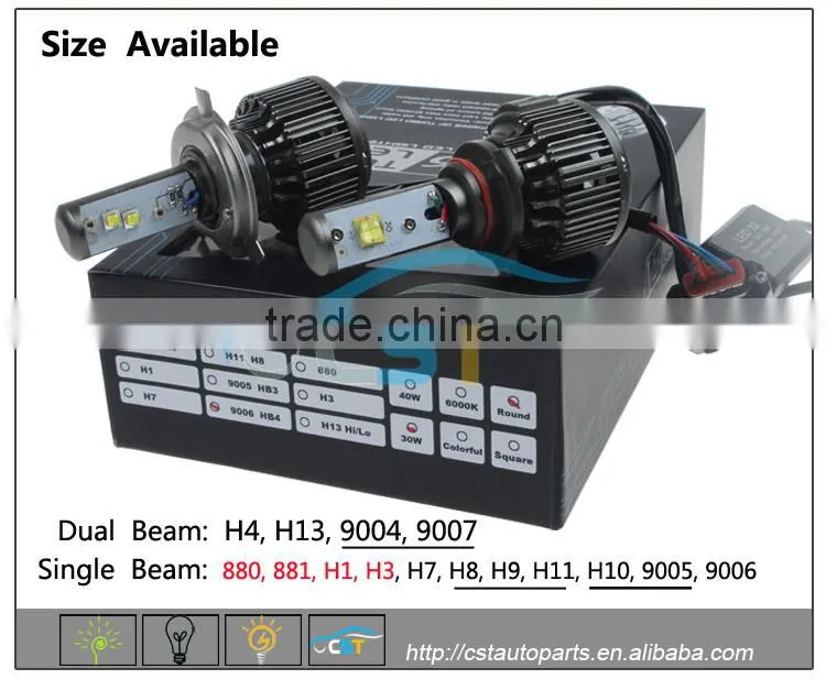 CST 3600LM V16 H7 Led Headlight