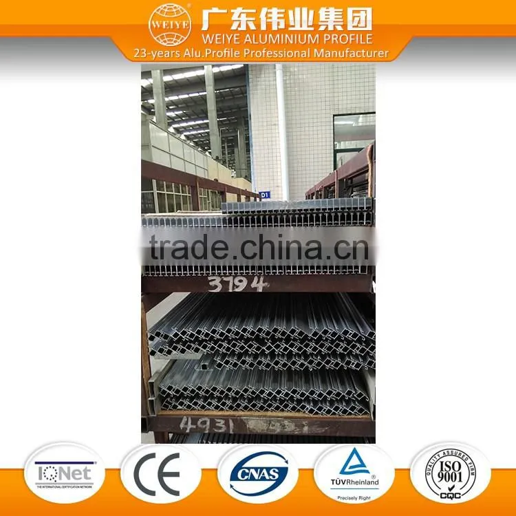 China manufacturer aluminium extrusion profile and building material for sliding window with customized color finish