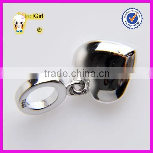 Jewelry On Line 925 Sterling Silver Enamel Heart European Charm Beads