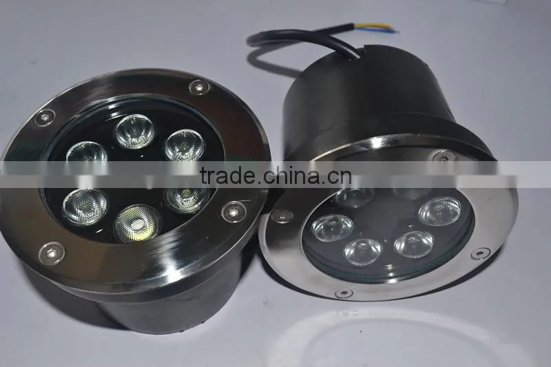 cheap outdoor lighting stainless steel inground 6w ip65 12v lens