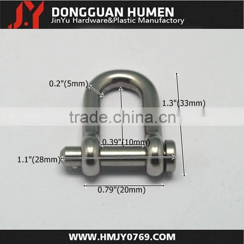 Paracord shackle clasps metal shackles locking shackles with low prices