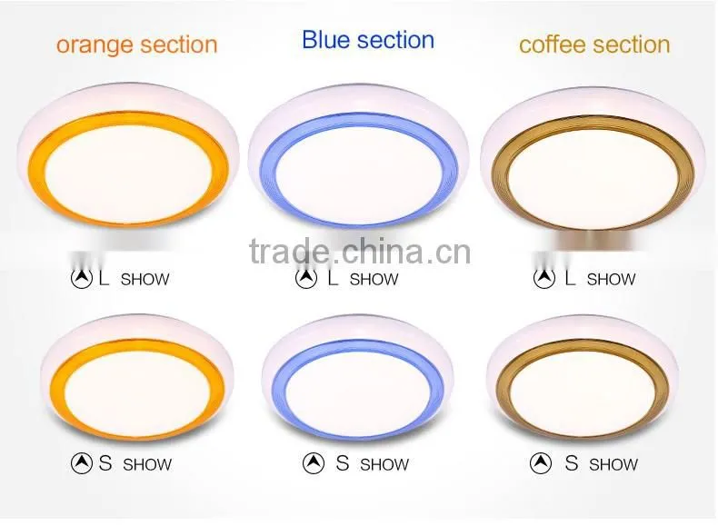 2016 hot sales ceiling light lamp round small for bedroom 18 to 36W