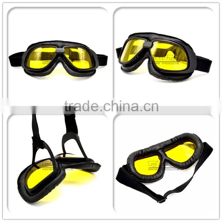 BJ-GT-007 Helmet Motorcycle Goggles with Yellow PC Lens