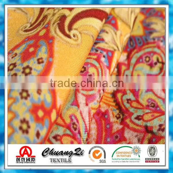 2014 fashion viscose rayon printed fabric