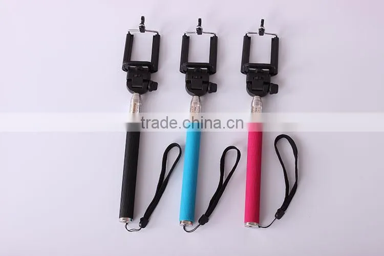 2014 new product bluetooth self timer pole Extendable Handheld bluetooth self timer pole in China Alibaba