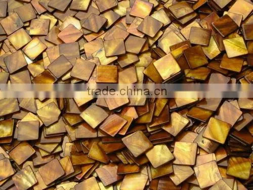 Gold Square Mother of Pearl Blanks
