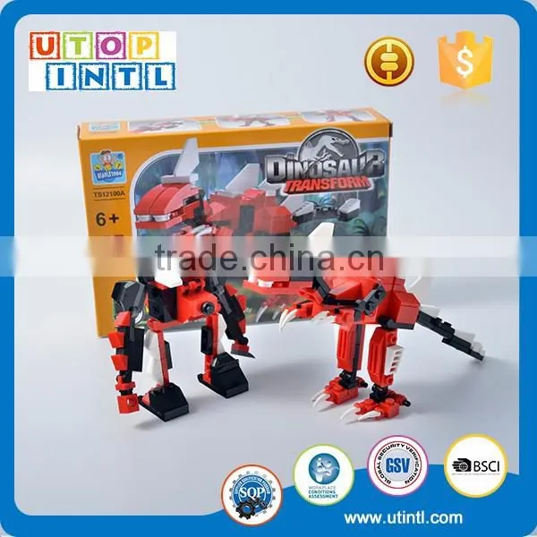 Crazy selling more function building block robot toy building brick for kids
