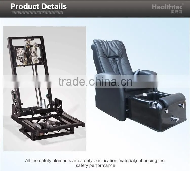 black salon nail massage pedicure manicure chair used