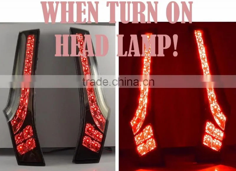 New trend product LED RED Brake Warning For HONDAA FIT Rear Pillar Light