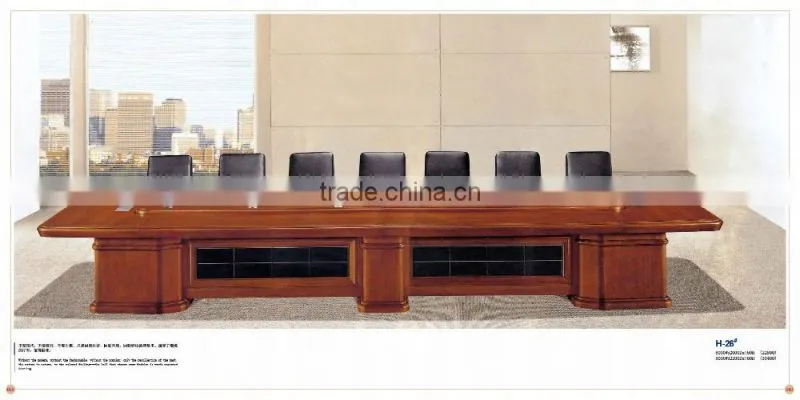 super huge office mdf wood conference table factory sell directly HP33