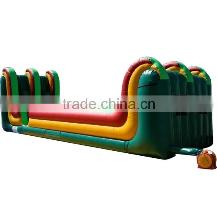 Commercial two lane inflatable bungee run, inflatable sports games, inflatable bungee run for sale