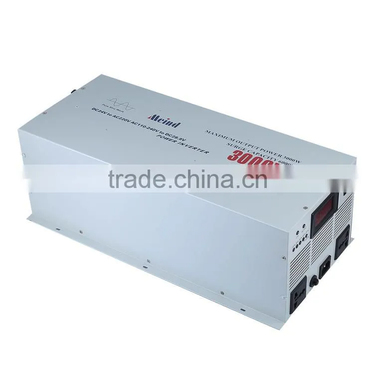 pure sine wave solar power inverter, dc to ac 3KW with lcd display