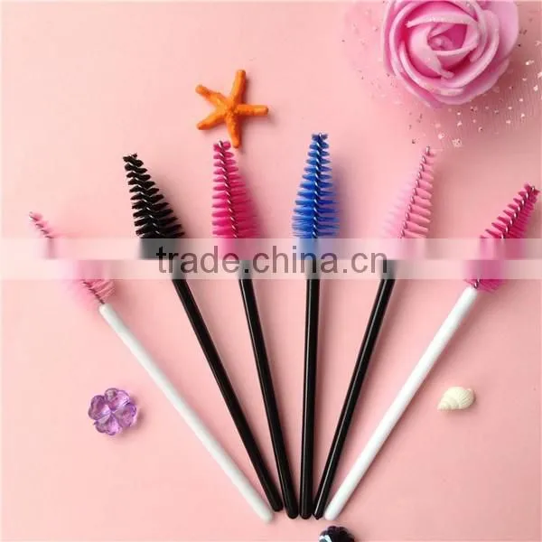 Disposable Curved Mascara Brush, 50 pack