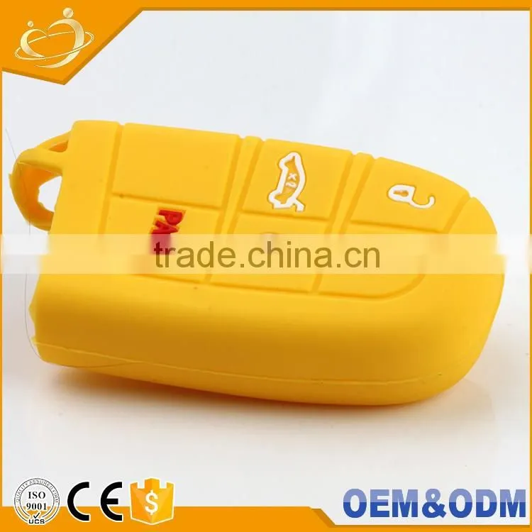 Made in china silicon car key protect case shell for jeep