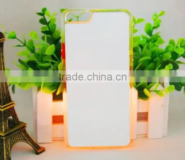 2D blank sublimation LED mobile phone case for iPhone 6 Plus