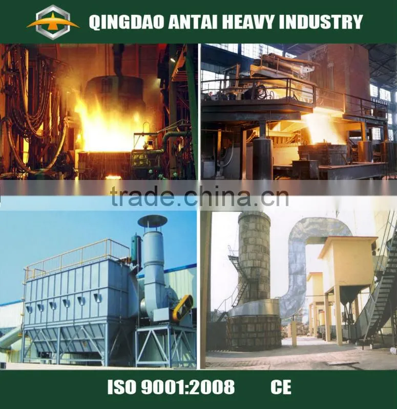 Dust collector system for melting furnace
