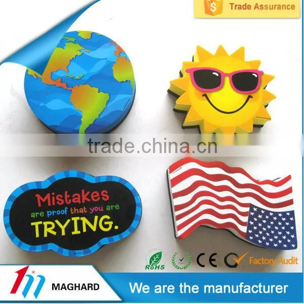 China factory directly supply custom magnetic whiteboard eraser