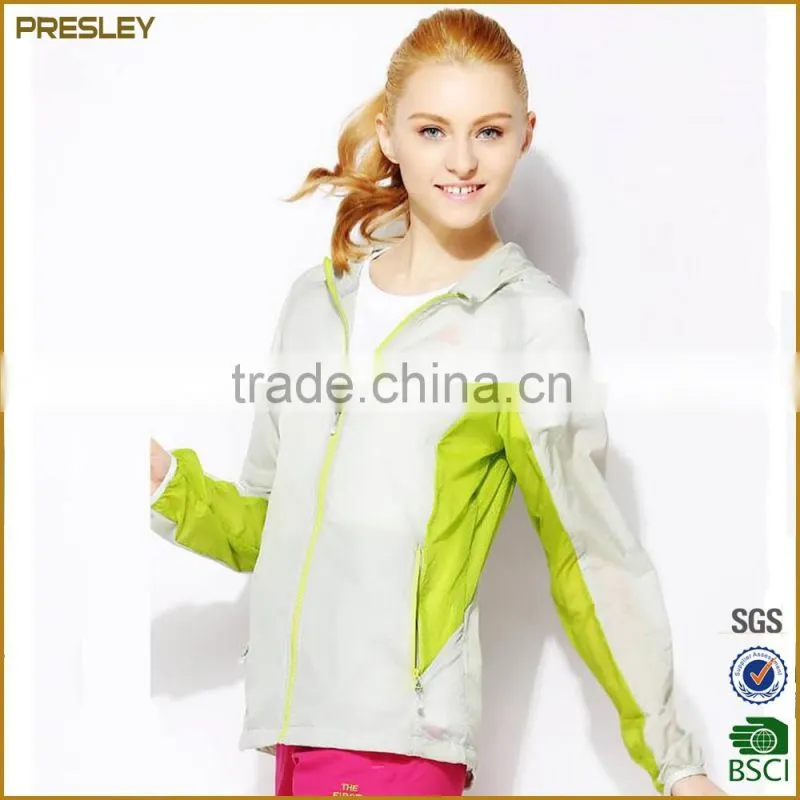 Hot sell very light running jacket with printed logo breathability running Jacket Windbreaker Cycling Running Jacket