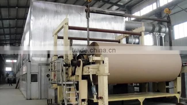 Test liner Kraft rolling paper making machine