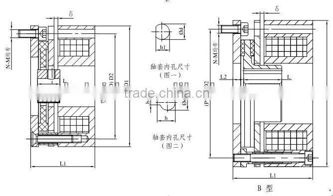 WSDZ1-1N.m electric motor brake