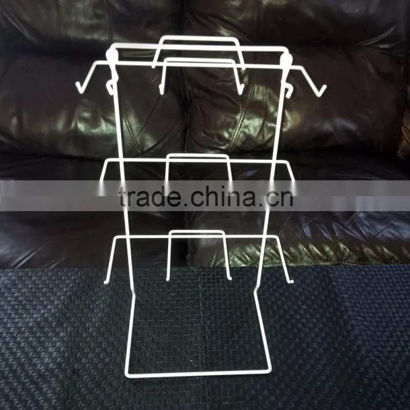 retail hanging display hook rack for hanging items hook rack