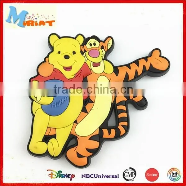 Beauty princess 2d pvc kids refrigerator magnets